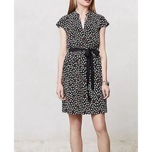 Anthropologie Maeve Sunglasses & Floral Print‎ Cap Sleeves Mini Size Medium